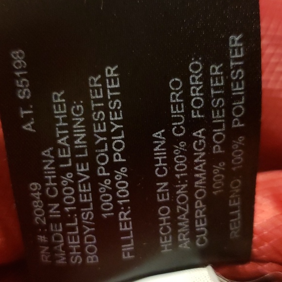 Plus Size Leather Jacket - Picture 7 of 8